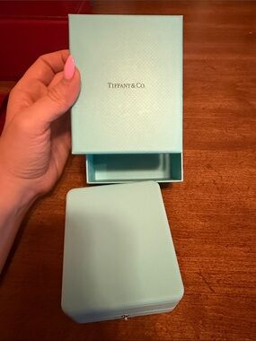 Tiffany & Co. Robin's Egg Blue Jewelry Box Set